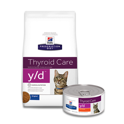 Hill's Prescription Diet Feline y/d Thyroid Care