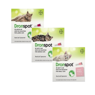 Dronspot Spot-on Cat Spot-on ontworming | Bestellen - Nu vanaf €15.30 | Petcure.nl