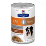 Hill's Prescription Diet k/d + Mobility Canine Stoofpotje - 12 x 354 g (kip/groente) | Petcure.nl