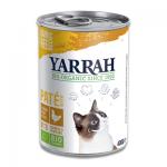 Yarrah Bio Paté Kat -12 x 400 g (Kip/Spirulina/Zeewier)