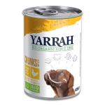 Yarrah Bio Chunks in Saus Hond - 12 X 405 g (Kip/Brandnetel) | Petcure.nl