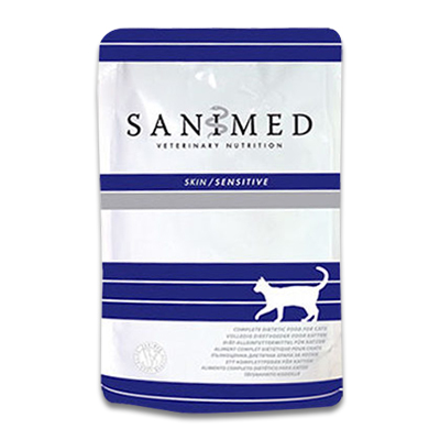 SANIMED Skin Sensitive Kat - 12 x 100 g Pouches